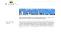 Desktop Screenshot of ipsummit.org
